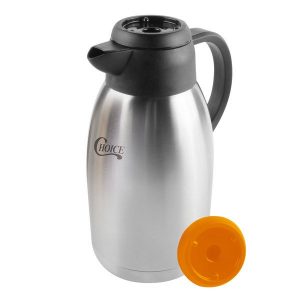 JARRA PARA CAFÉ DECAF INSULADA DE ACERO INOXIDABLE DE 1.9 LTS (64oz)