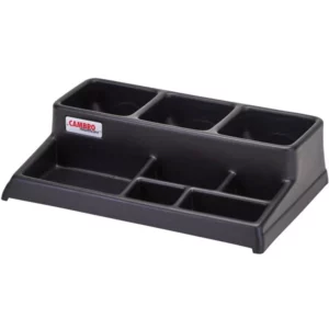 BASE DE PLASTICO PARA TERMO DE CAFE CON ORGANIZADOR DE CONDIMENTOS (NO INCLUYE TERMOS)