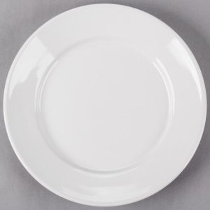 PLATO PANERO DE 18.1 cms MARCA ECOR BLANCO BRILLANTE