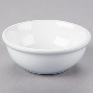 PLATO BOWL CAPACIDAD DE 296ml (10 oz.) MARCA ECOR BLANCO BRILLANTE (CAJA CON 36 PIEZAS)