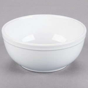 PLATO BOWL CAPACIDAD DE 370ml (12.5 oz.) 15cm- MARCA ECOR BLANCO BRILLANTE (CAJA CON 36 PIEZAS)