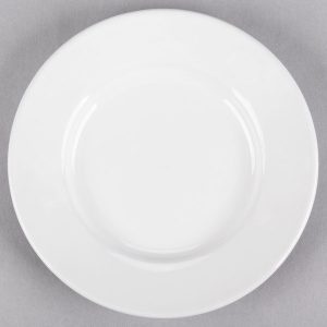 PLATO PANERO DE 13.97 cms MARCA ECOR BLANCO BRILLANTE