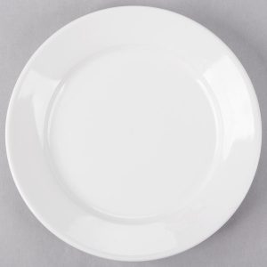 PLATO PANERO DE 15.88 cms MARCA ECOR BLANCO BRILLANTE