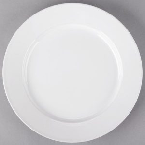 PLATO TRINCHE DE 26.67 cms MARCA ECOR BLANCO BRILLANTE