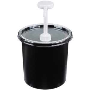 DISPENSADOR DE CONDIMENTOS 1.7 QT (1.59 LTS) BOQUILLA ESTANDAR NEGRO CAMBRO