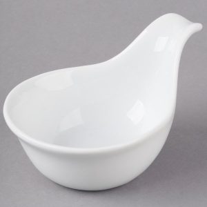 CUCHARA CERAMICA CAPACIDAD DE 104ml (3.5 oz.) MARCA ECOR BLANCO BRILLANTE