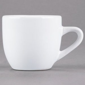 TAZA PARA ESPRESSO CAPACIDAD DE 104ml (3.5 oz.) MARCA ECOR BLANCO BRILLANTE