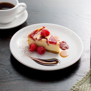 Plato Redondo Coupe de 20.3 cms Blanco Brillante Marca Ecor