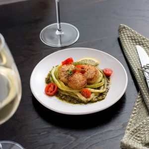 Plato Redondo Coupe de 15.2 cms Blanco Brillante Marca Ecor