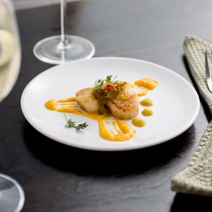 Plato Redondo Coupe de 17.8 cms Blanco Brillante Marca Ecor