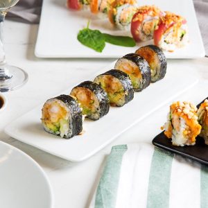 Plato Rectangular de 25.4 x 14.6 cms cms Blanco Brillante Marca Ecor