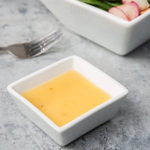 Salsera Cuadrada de 81 ml Blanco Brillante Marca Ecor (36 PIEZAS POR CAJA)