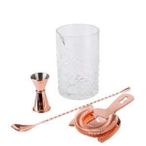 KIT PARA BAR 4 PIEZAS MODELO STIRKTBLK COLOR COBRE