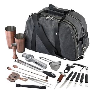 KIT PARA BAR 19 PIEZAS COLOR COBRE MATE