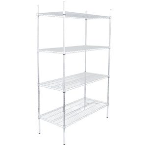 Estante de 21 x 48 Cromado con Postes de 74