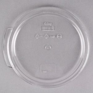 Tapa para Contenedor Redondo de 1 Qt.  Policarbonato Transparente