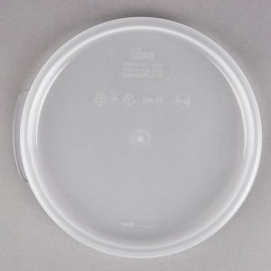 Tapa para Contenedor Redondo de 2 y 4 Qt.  Polipropileno Translucido