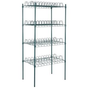 Estante de 24 x 36 Verde Epoxico Rack de Secado con Postes de 74