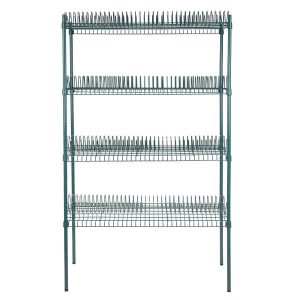 Estante de 24 x 48 Verde Epoxico Rack de Secado con Postes de 74