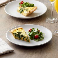 PLATO MATE BLANCO REDONDO DE 22.9 CMS (CAJA CON 24 PIEZAS)