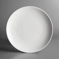 PLATO MATE BLANCO REDONDO DE 18.4 CMS (CAJA CON 36 PIEZAS)