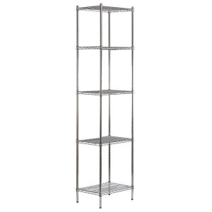 Estante de 18 x 24 Cromado con Postes de 96