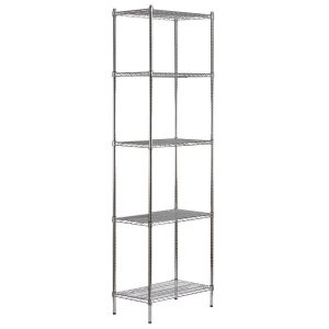 Estante de 18 x 30 Cromado con Postes de 96