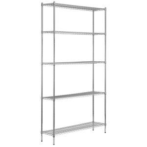 Estante de 14 x 54 Cromado con Postes de 96