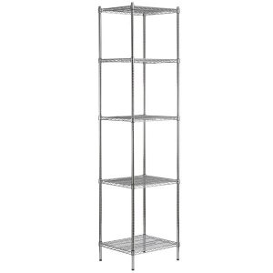 Estante de 21 x 24 Cromado con Postes de 96