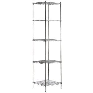 Estante de 24" x 24" Cromado con Postes de 96"