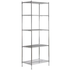 Estante de 24" x 36" Cromado con Postes de 96"