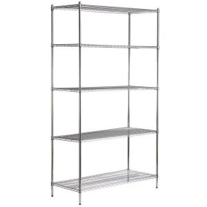 Estante de 24" x 54" Cromado con Postes de 96"