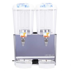 DISPENSADOR DE BEBIDAS REFRIGERADAS DE 2 TANQUES DE 18Litros cada tanque MARCA KEMLER