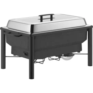 CHAFER ELECTRICO ENTERO 8 QT CON TAPA AGARRADERA DE PLASTICO 900W MEDIDAS: 16 1/2 X 16 1/2 X 14 PG ACOPA