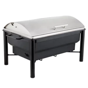 CHAFER ELECTRICO ENTERO 8 QT CON TAPA RETRACTIL DE ACERO 900W MEDIDAS: 16 1/2 X 16 1/2 X 14 PG ACOPA