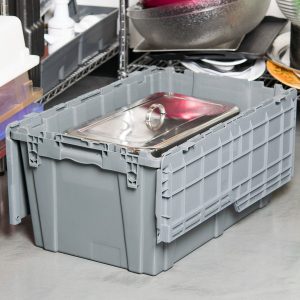 CAJA DE ALMACENAMIENTO PARA CHAFER DE TAPA ADJUNTA Y APILABLE 26 7/8 X 16 7/8 X 12 1/8 pg (68 x 42 x 30 cm) CHOICE