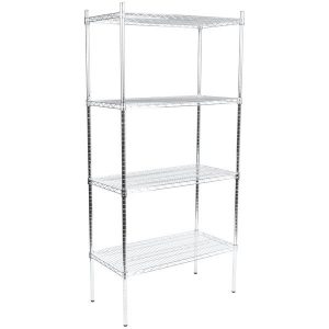 Estante de 18 x 36 Cromado con Postes de 74