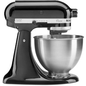 BATIDORA KITCHENAID MODELO Clasica -4,5 qt - 275W, 10 VELOCIDADES, Batidor de gancho recubierto,Batidor elíptico 6 alambres,Batidor plano recubierto