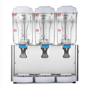 DISPENSADOR DE BEBIDAS REFRIGERADAS DE 3 TANQUES DE 18Litros cada tanque MARCA KEMLER
