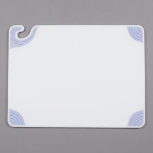 Tabla de Corte de CBG152012WH Saf-T-Grip 20" x 15" x 1/2" Blanca con gancho
