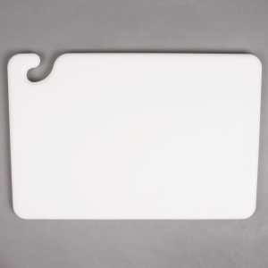 Tabla de Corte de CB121834WH Cut-N-Carry 12" x 18" x 3/4" Blanca con gancho