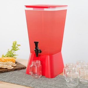 Dispensador de 5 Galones Roja Beverage