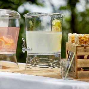 Dispensador de 3 Galones Slim Acrilico con Infusion Chamber