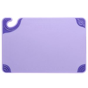 Tabla de Corte de CBG121812PR Saf-T-Grip 18" x 12" x 1/2" Morada Allergen Saf-T-Zone