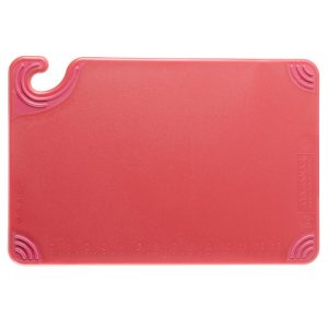 Tabla de Corte de CBG121812RD Saf-T-Grip 18" x 12" x 1/2" Roja con gancho