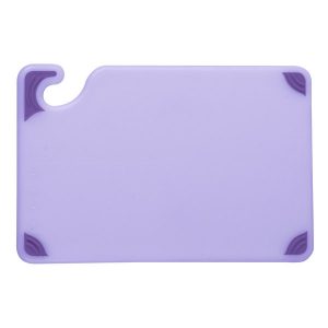 Tabla de Corte de CBG6938PR 9" x 6" x 3/8" Morada Allergen Saf-T-Zone