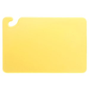 Tabla de Corte de CB121812YL Cut-N-Carry 12" x 18" x 1/2" Amarilla con gancho