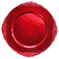 Plato Base Color Rojo de 33cms Modelo 1180256R4