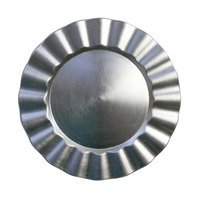 Plato Base Color Plateado de 33cms Modelo 1183058SV