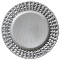 Plato Base Color Plateado de 33cms Modelo 1270428SI